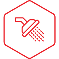 Suitable for application of tiles in permanently wet areas as well as in underwater conditions i.e. swimming pools and showers